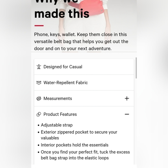 LULULEMON everywhere belt bag 1L - Picture 4 of 5
